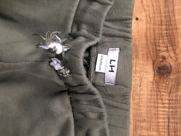 Pantalon jogging uni kaki LH 12 ans - photo numéro 3