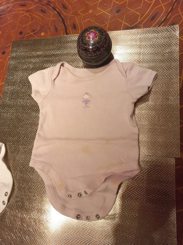 Body coton a cœurs 12 mois - photo numéro 3