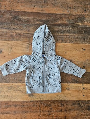 Gilet zippé 6mois bébé garçon