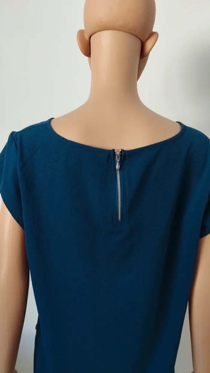 Blouse bleu only taille 40 femme manches courtes - photo numéro 10