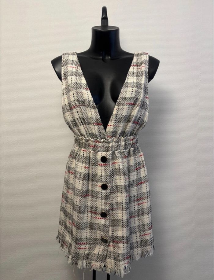 Robe à carreaux Zara neuve