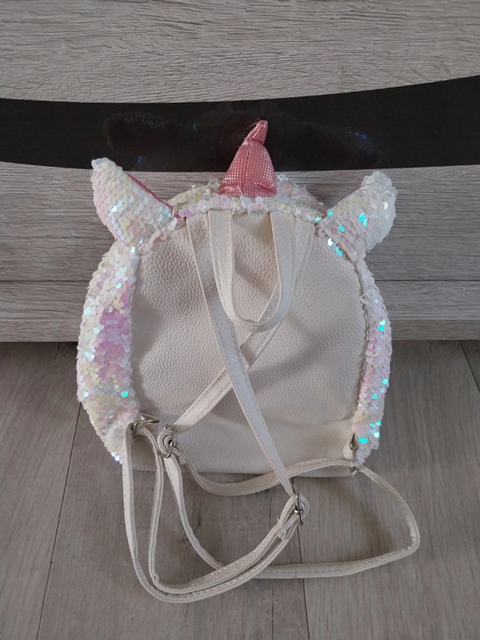 Sac à dos licorne à sequins - photo numéro 2