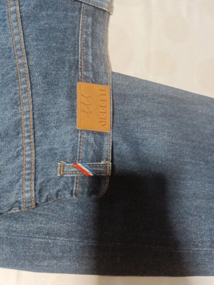 Pantalon jeans homme Tuffery made in France taille 50 coupe droite - photo numéro 7