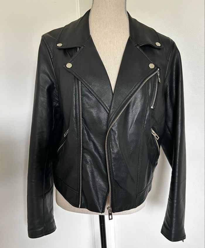Blouson femme perfecto noir taille 40 - photo numéro 1