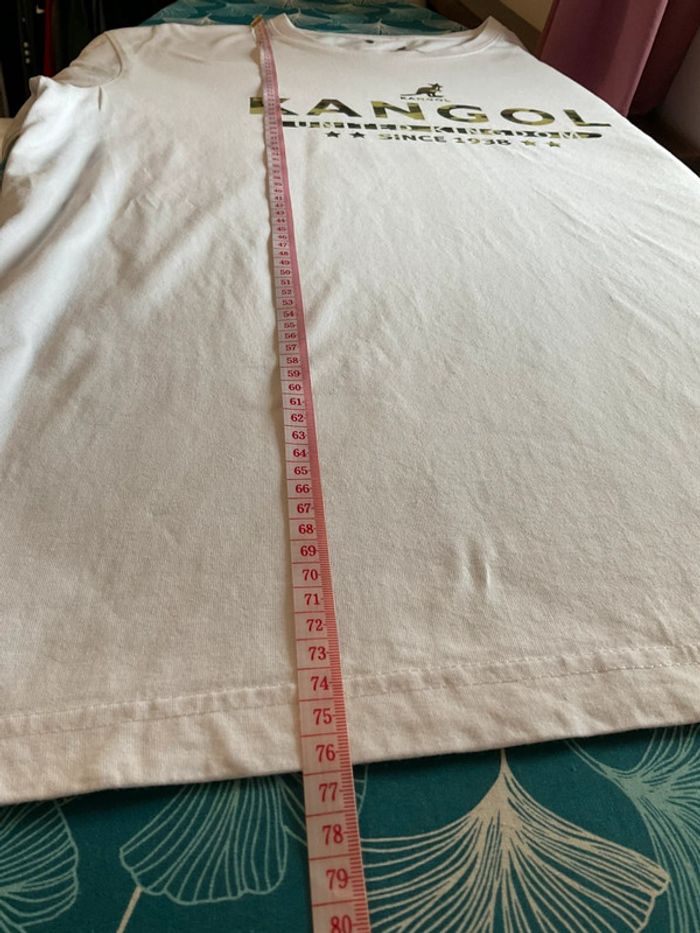 T-shirt blanc pour homme Kangol taille XXL 368 - photo numéro 8