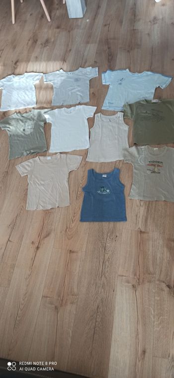 Lot de 10 maillots de corps 6 ans