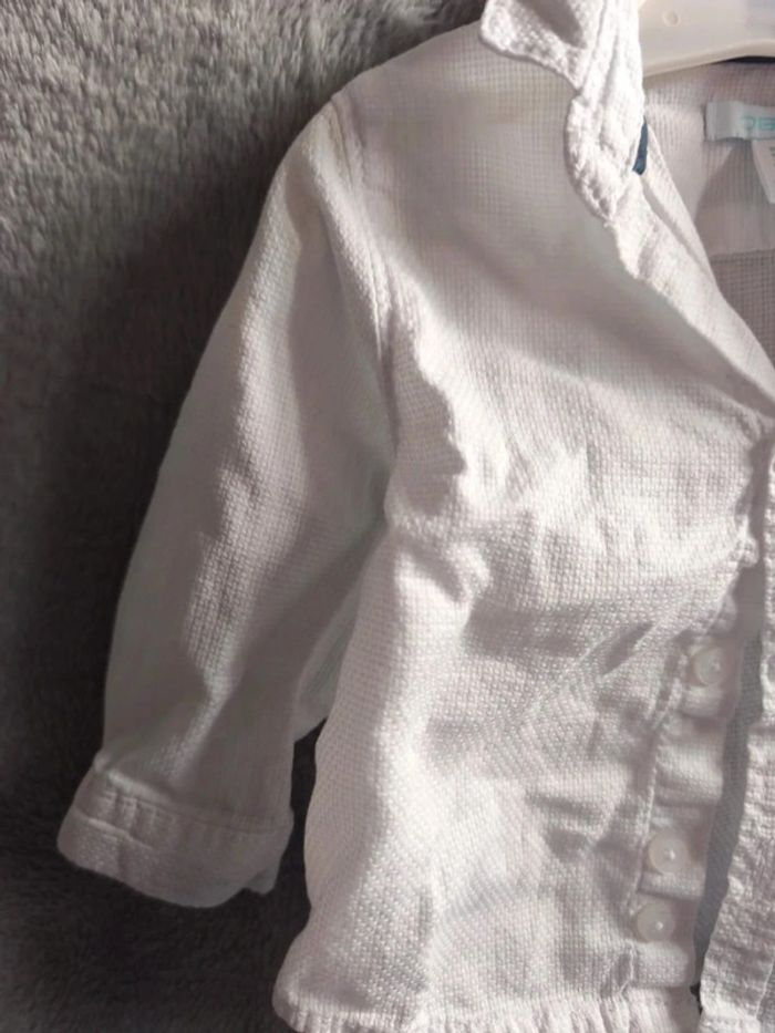 Chemise blanche obaibi 6 mois - photo numéro 2