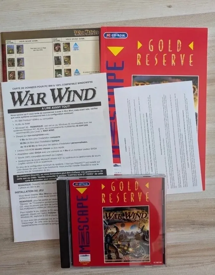 Jeu pc big box War wind - photo numéro 4