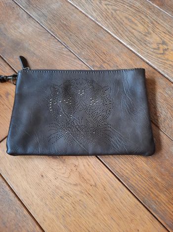 Pochette marron camaïeu