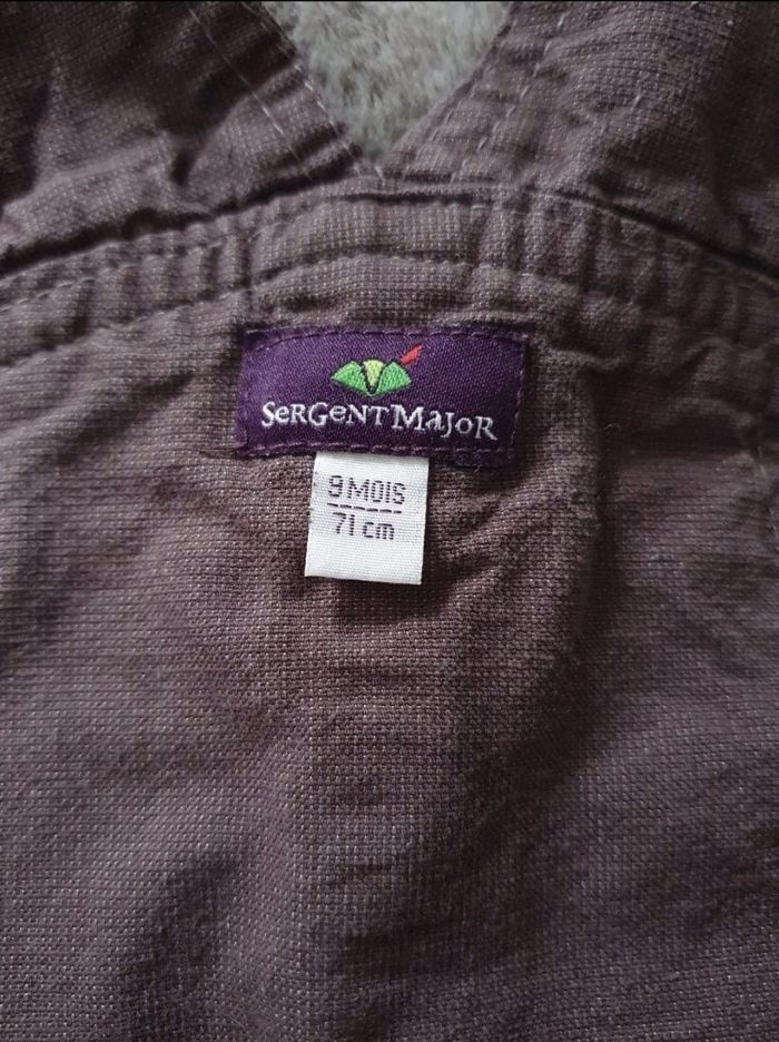 Salopette Sergent Major 9 mois - photo numéro 6