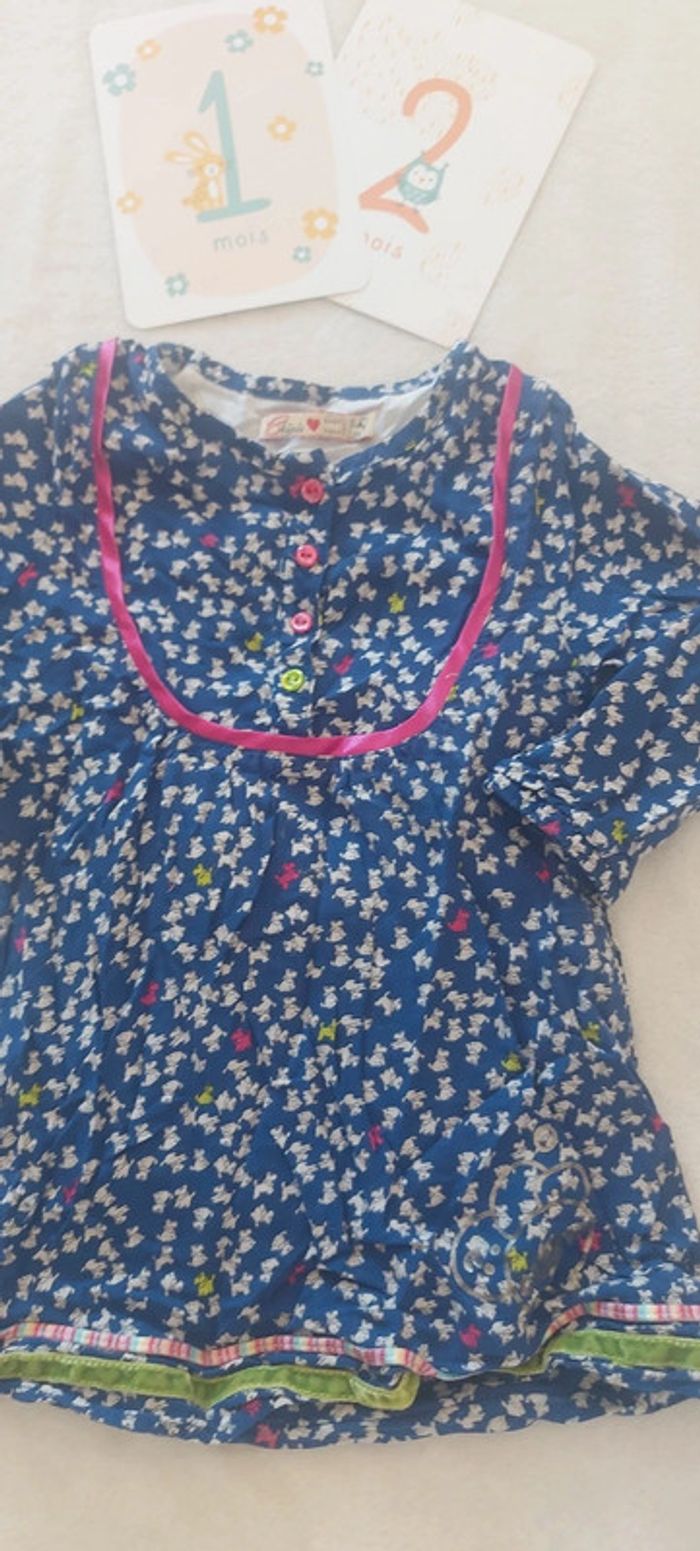 Tunique bébé fille 12 mois