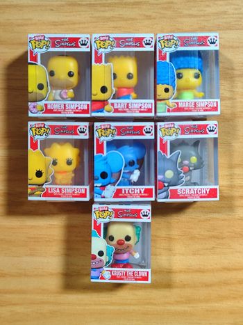 Lot Exclusif 7 Bitty Pop! - Les Simpson (The Simpsons)