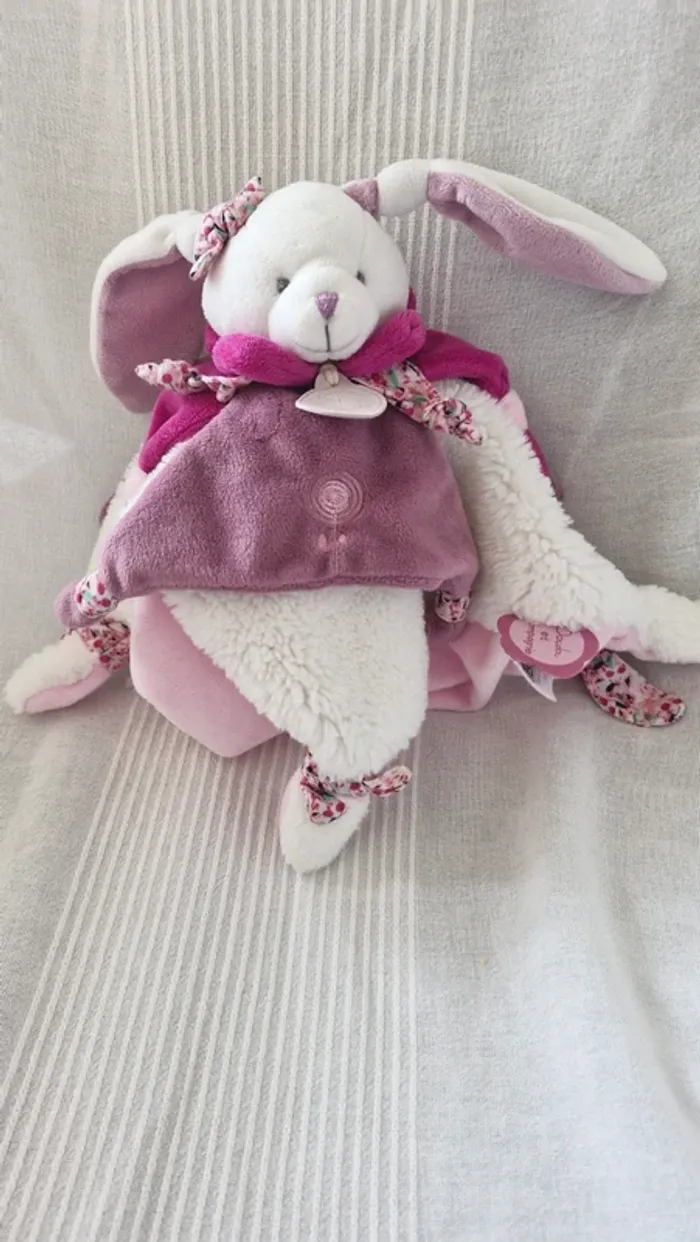 Doudou plat cerise Doudou et cie - photo numéro 4