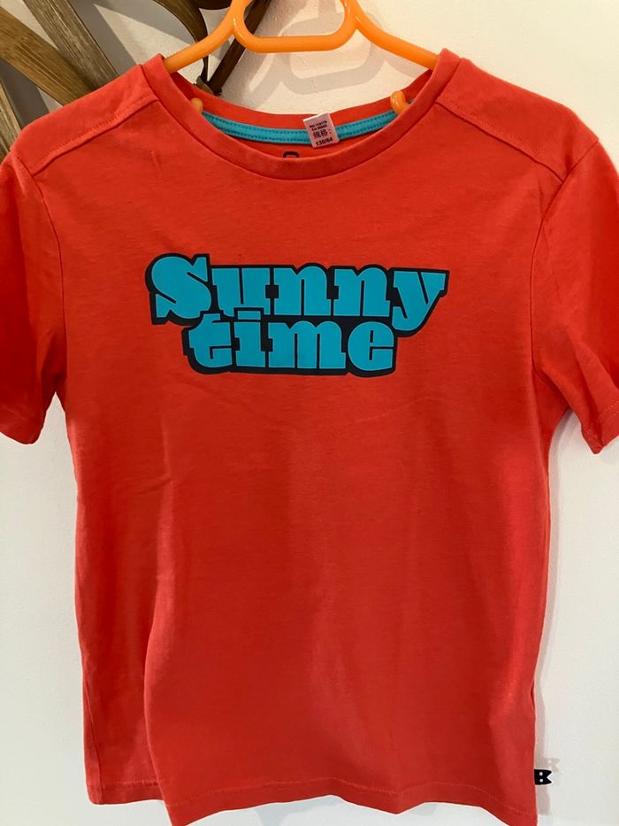 T-shirt orange Sunny garçon 8 ans okaïdi - photo numéro 4
