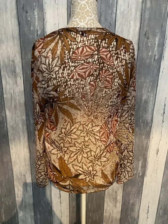 Blouse marron - photo numéro 6