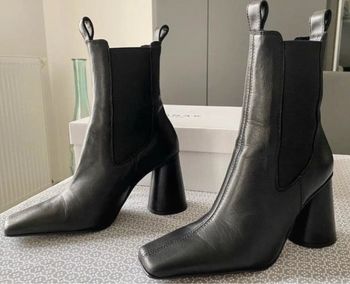 Jonak Bottines Bandola neuves – talons hauts noirs – Taille 37