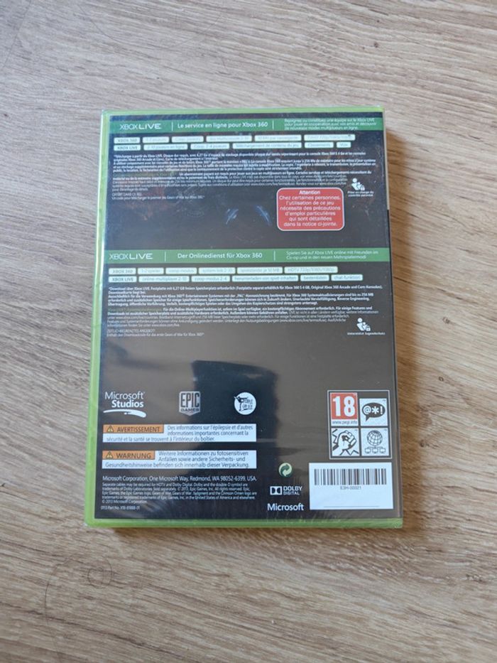 Gears of War Judgment neuf xbox 360 - photo numéro 2