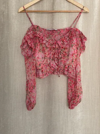 Blouse fleurie