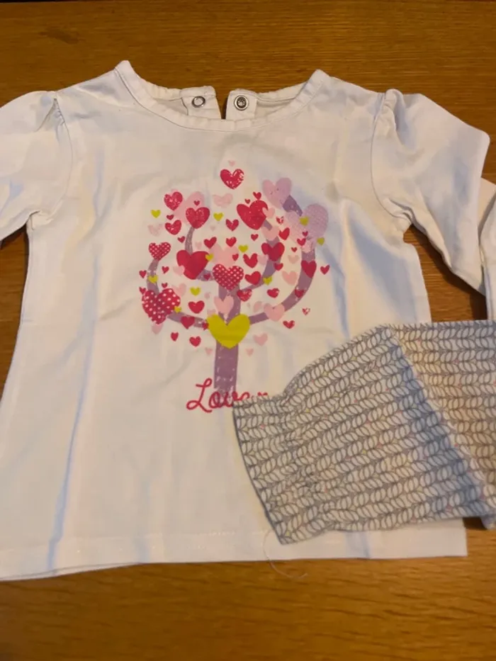 8 tshirts à manches longues fille 12 mois - photo numéro 6