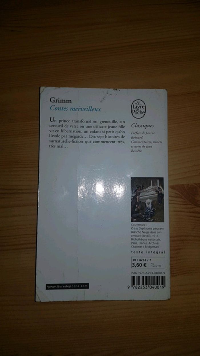 Livre Grimm contes merveilleux - photo numéro 2
