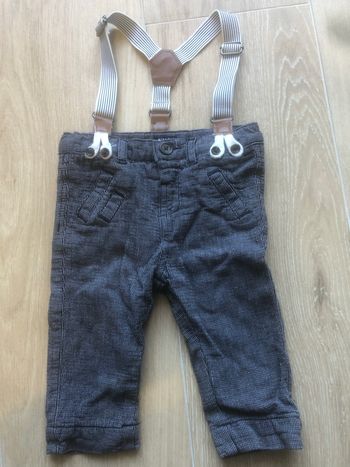 Pantalon avec bretelles bébé garçon