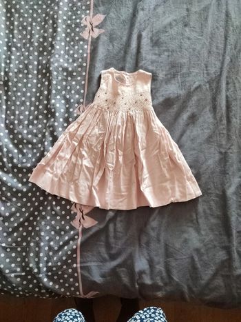 Robe Cyrillus à smock 9 mois