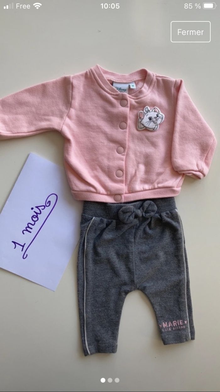 Ensemble marie 1 mois