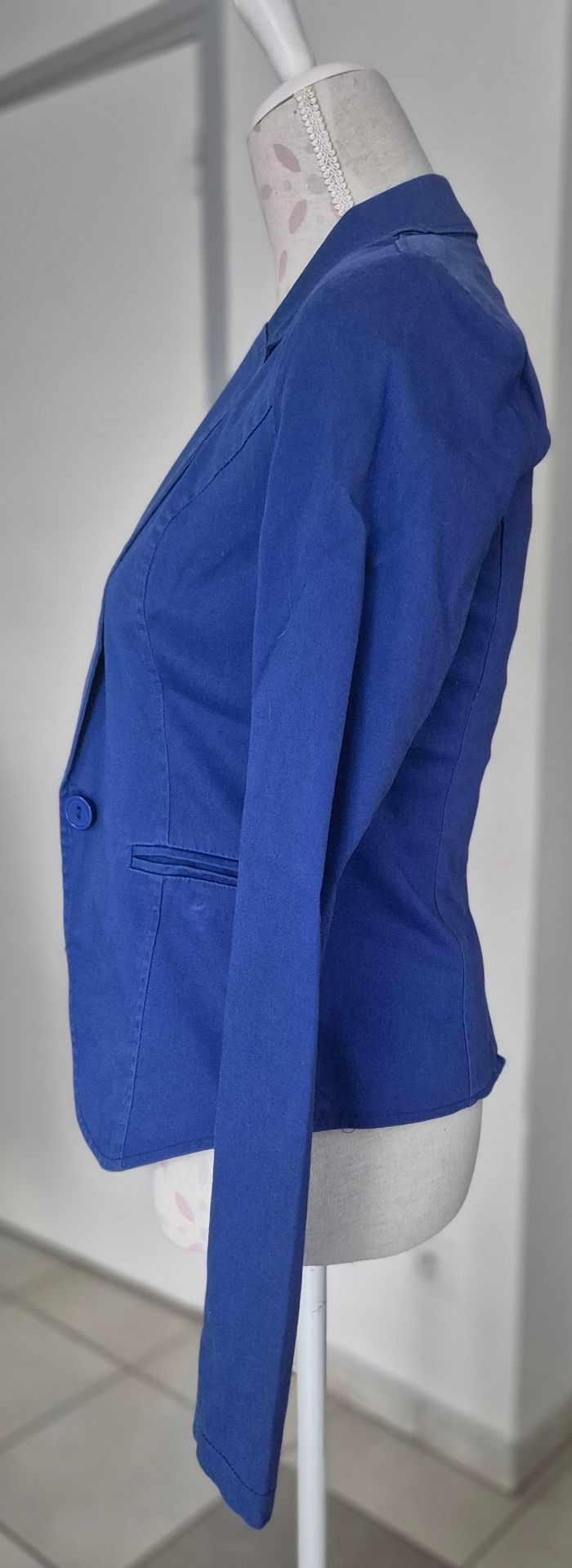Veste bleu électrique - photo numéro 3