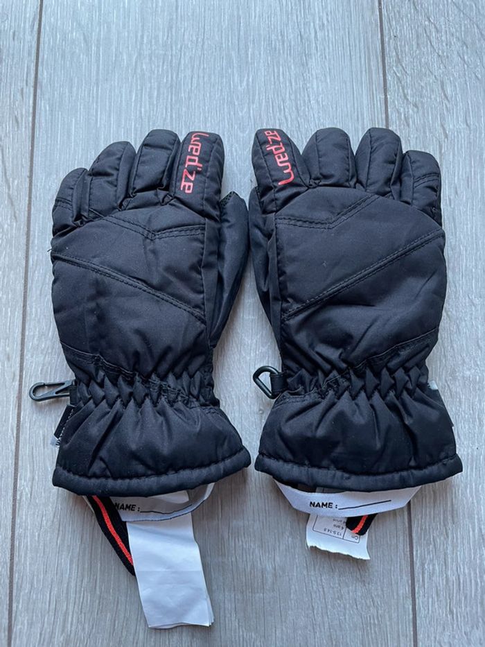 Gants de neige / ski noirs Décathlon 3-4 ans