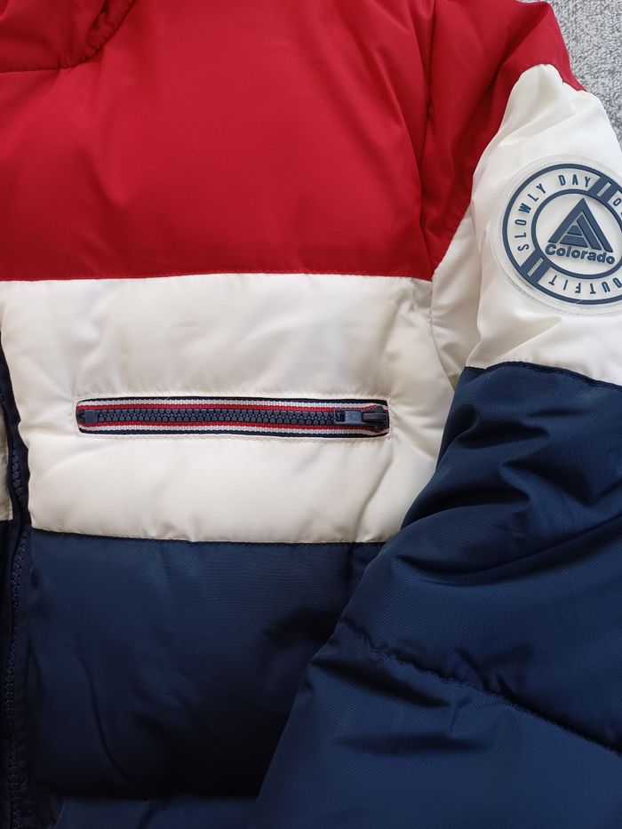 Doudoune à capuche tricolore doublée sherpa - Tape à l'œil - photo numéro 4