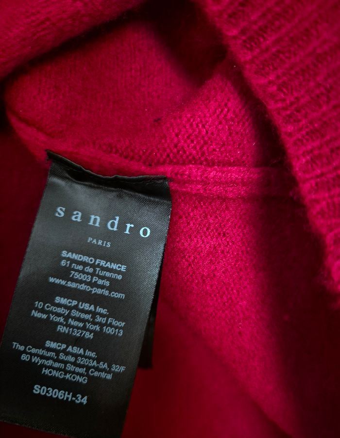 Cape pull sandro taille 2 - photo numéro 7