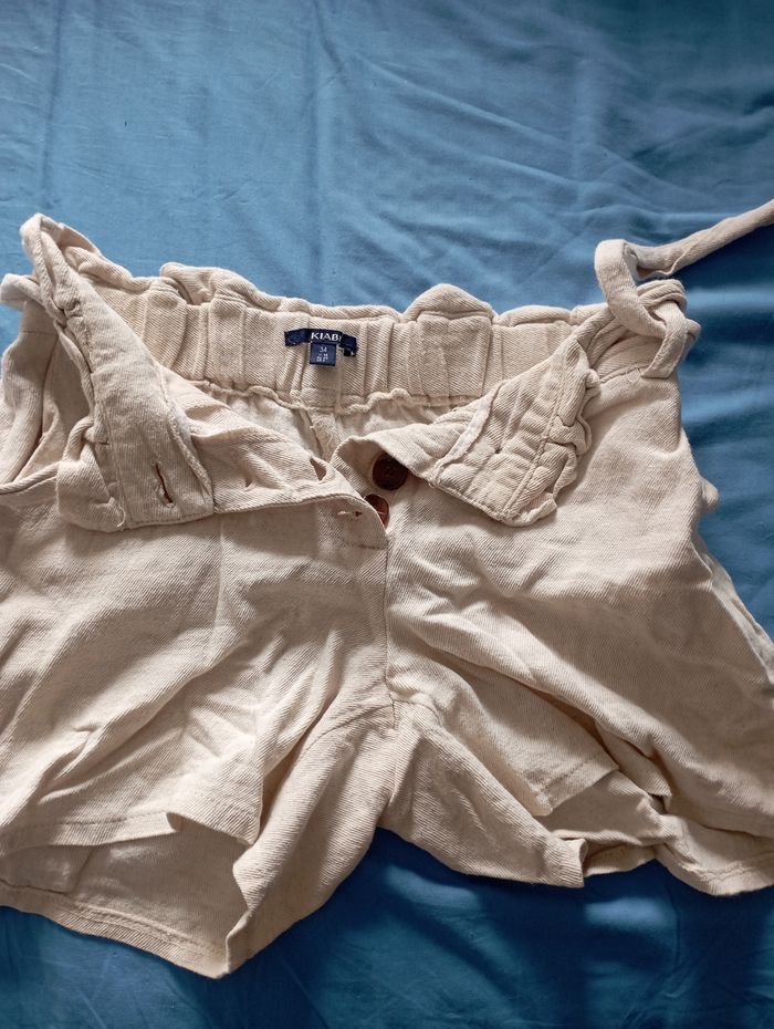 Short beige crème - photo numéro 3