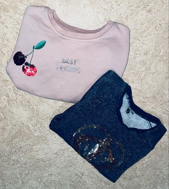 Lot 2 pull fille t.6ans