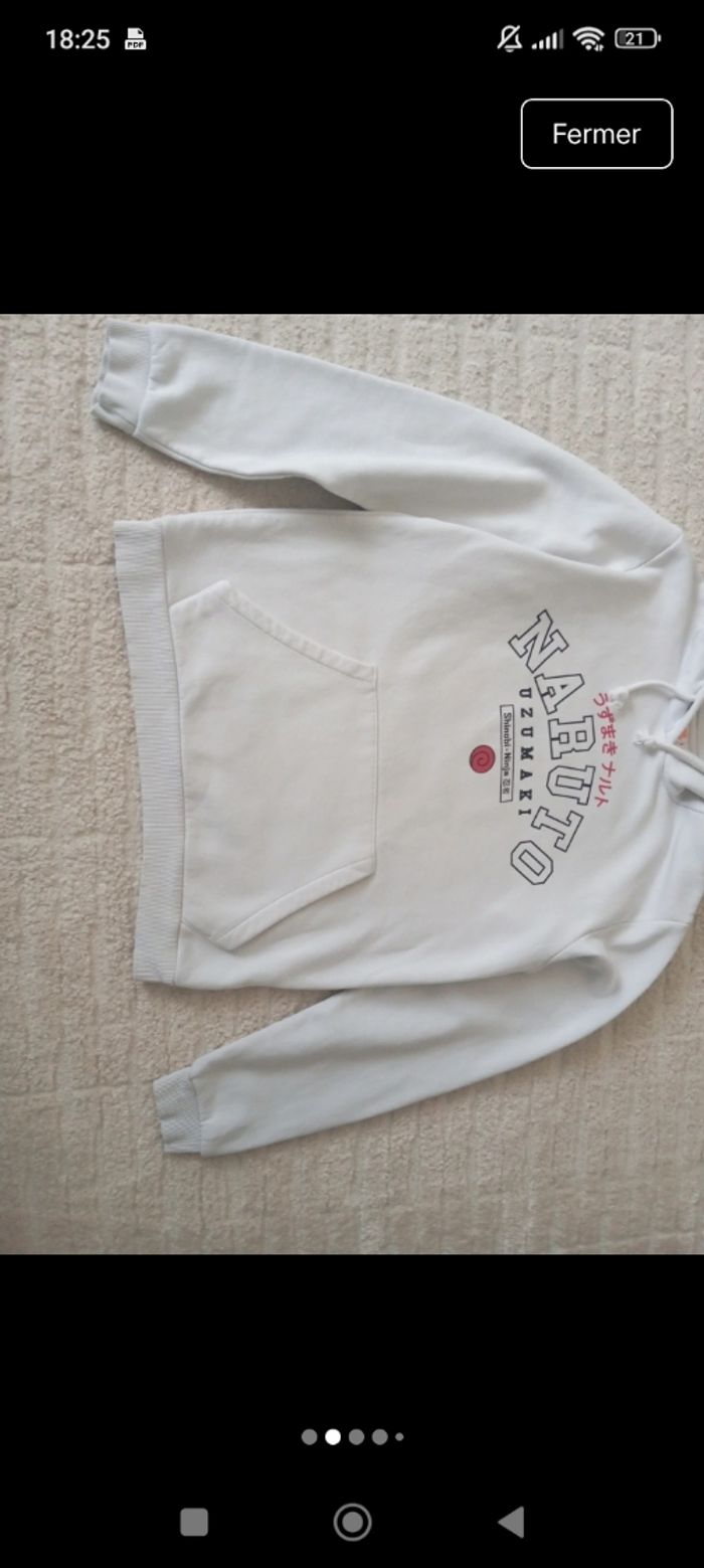 Sweat à capuche Naruto Shippuden T S - photo numéro 2