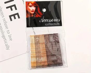 Lot de 24 barrettes brillantes, neuve, accessoires de cheveux, neuf