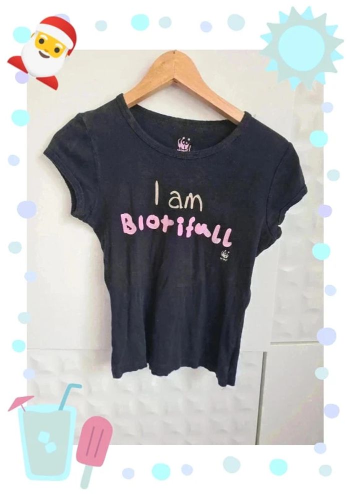 Tee shirt taille M noir pimkie WWF . - photo numéro 2