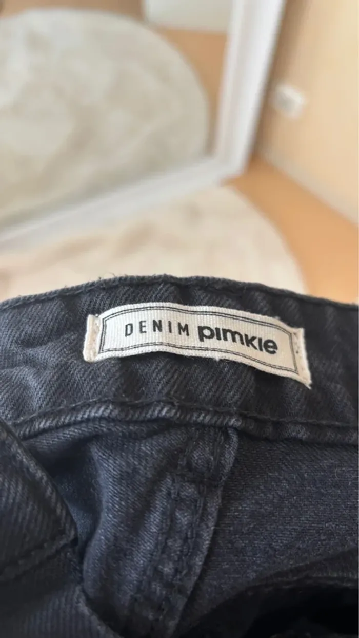 Short en jean noir pimkie - photo numéro 5