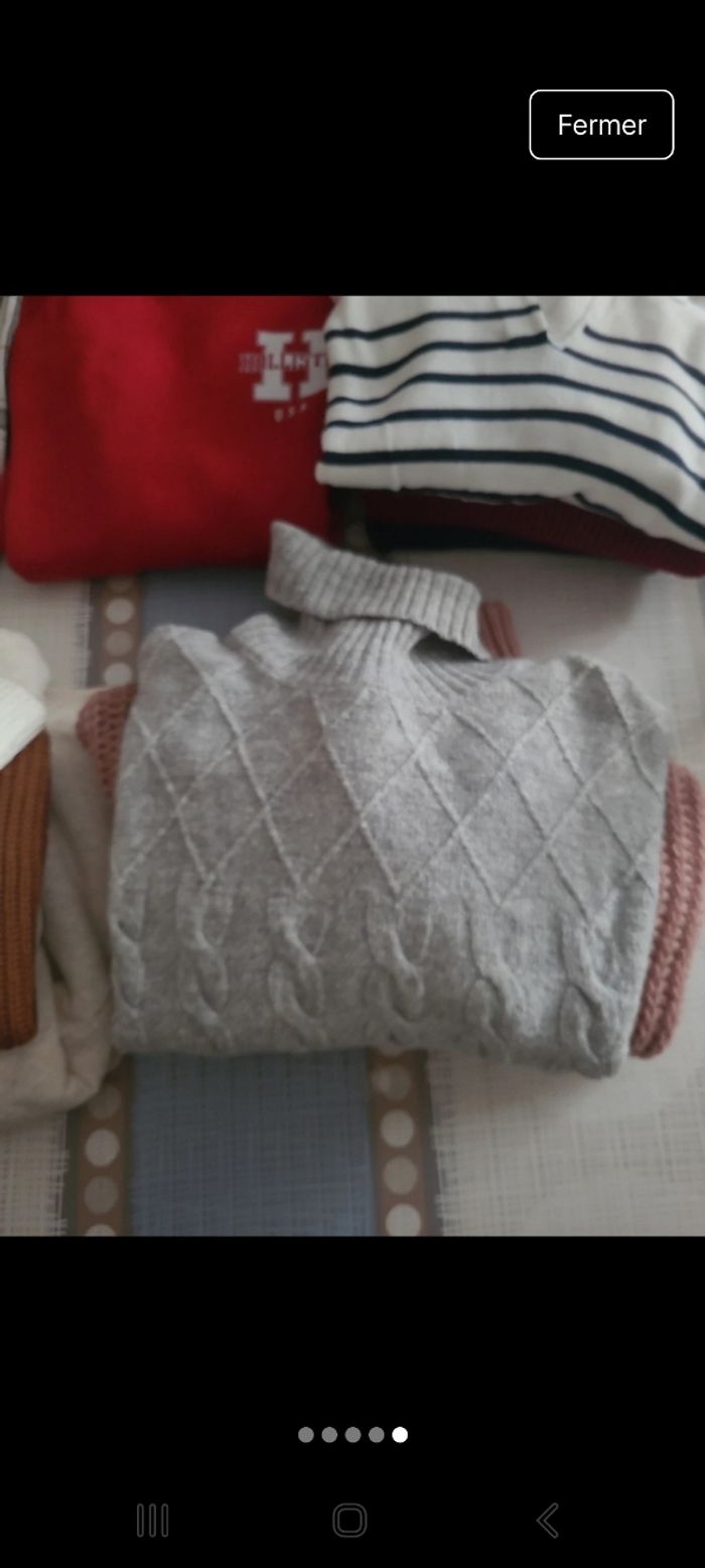 Vends lot pulls chemises plus d info en contacté taille xs et s - photo numéro 5