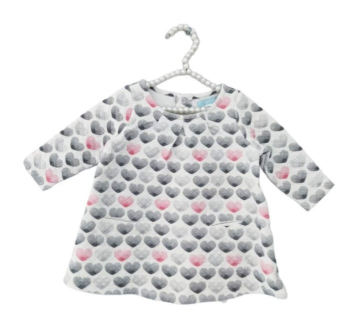 mois bébé fille robe manche longue obaibi okaidi Okaïdi