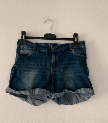 Short bleu en jeans femme taille 38