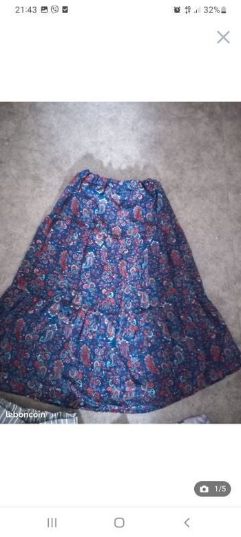 Jupe arrive au cheville je fai 1m68