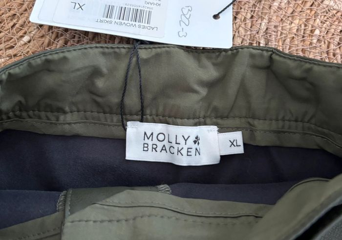 Jupe kaki en similicuir Molly Bracken taille XL - photo numéro 2