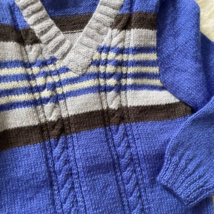 Pull en laine, quatre ans, Phildar - photo numéro 2