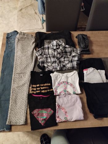 Lot vêtements fille 12 ans