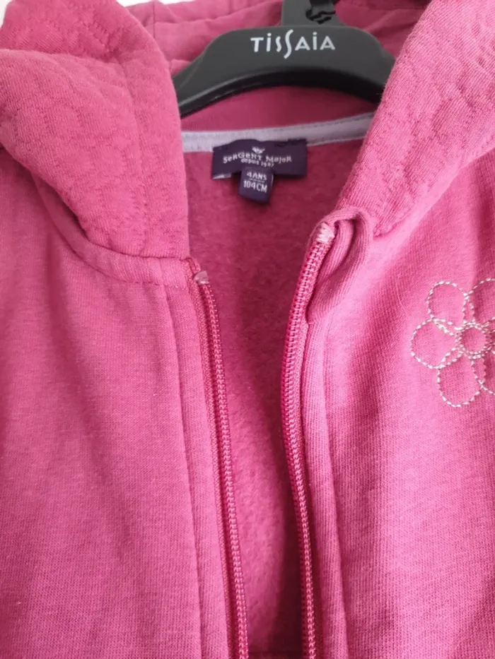 Sweat zippé sergent major 4 ans - photo numéro 5