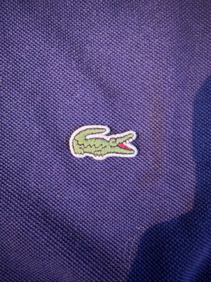 Polo Lacoste bleu - photo numéro 3