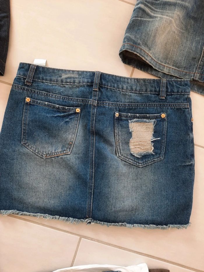 Lot de 3 mini Jupes en jean - photo numéro 4