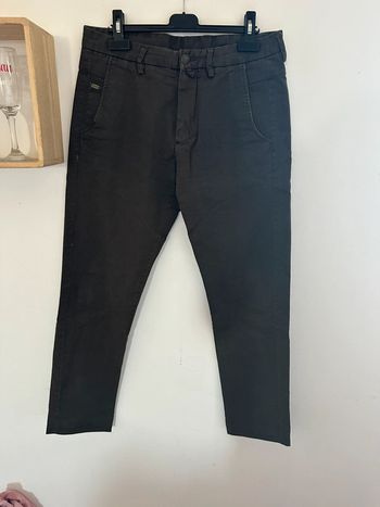 Pantalon Zara man kaki foncé