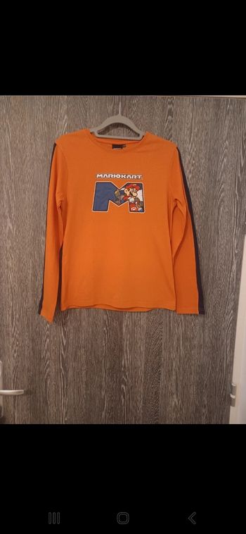 Tee-shirt manches longues imprimé Super Mario  Kart