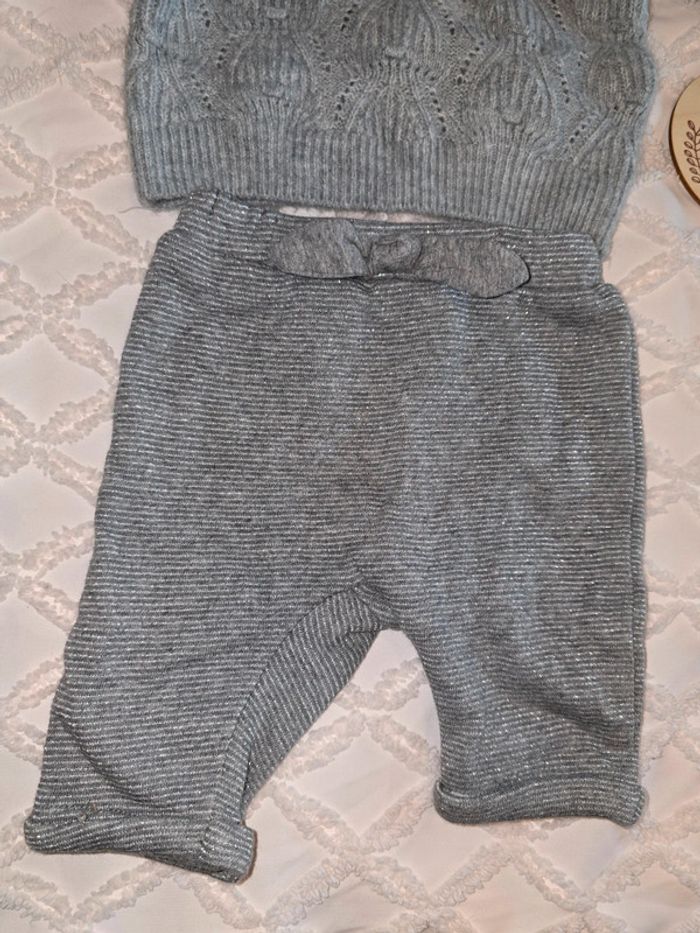 Ensemble pull pantalon gris - photo numéro 2